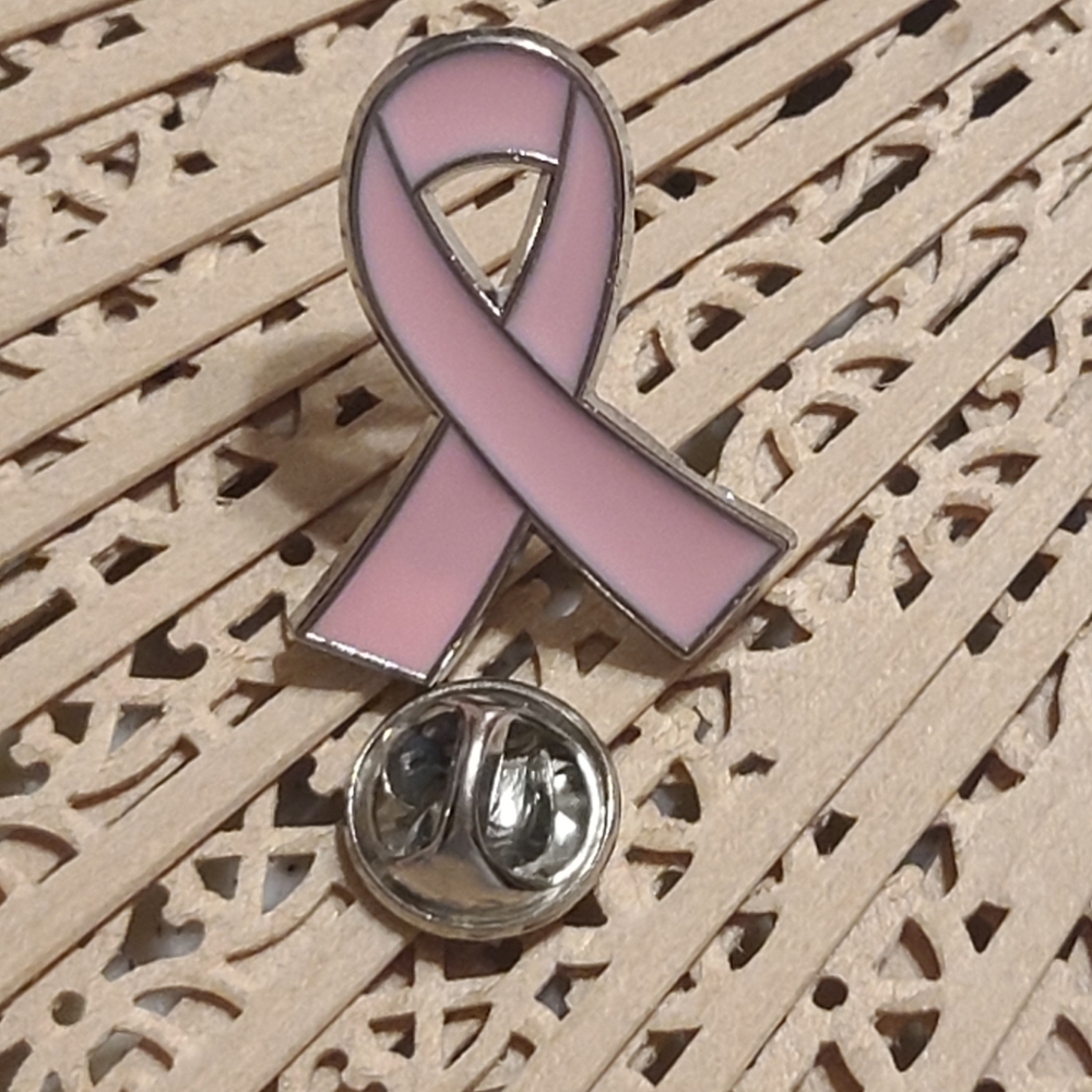 Pink Awareness Ribbon Pin - Picture 5 of 6